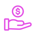 Unexpected rebates or savings variability icon